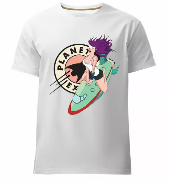 Чоловіча преміум футболка Leela Білий фото