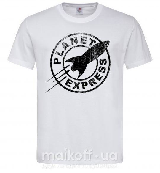 Мужская футболка Planet express Белый фото