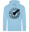 Мужская толстовка (худи) Planet express Голубой Мужская толстовка (худи) Planet express Голубой фото