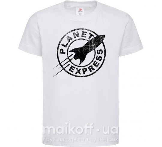 Детская футболка Planet express Белый фото