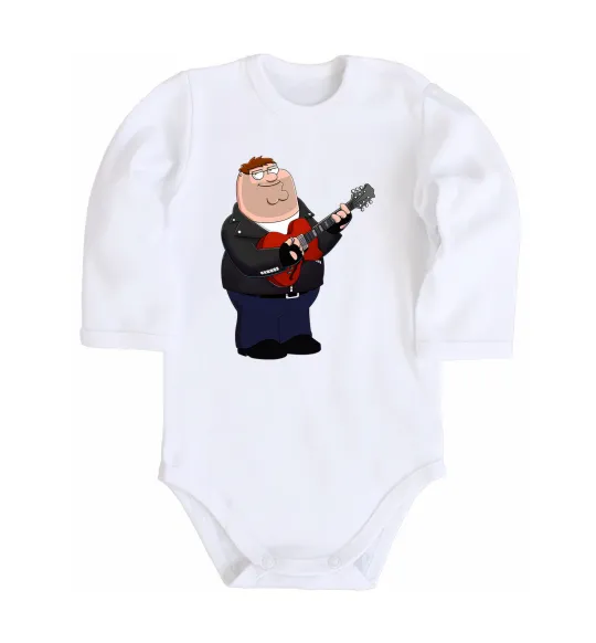 Дитячий бодік Peter Ggriffin Білий фото