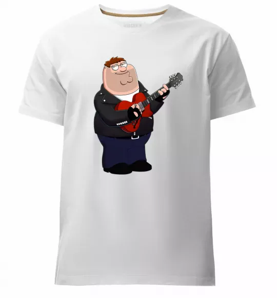 Мужская премиум футболка Peter Ggriffin Белый фото