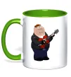 Чашка с цветной ручкой Peter Ggriffin Зеленый Чашка с цветной ручкой Peter Ggriffin Зеленый фото