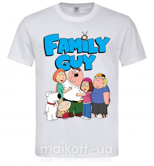 Чоловіча футболка Family guy Білий фото