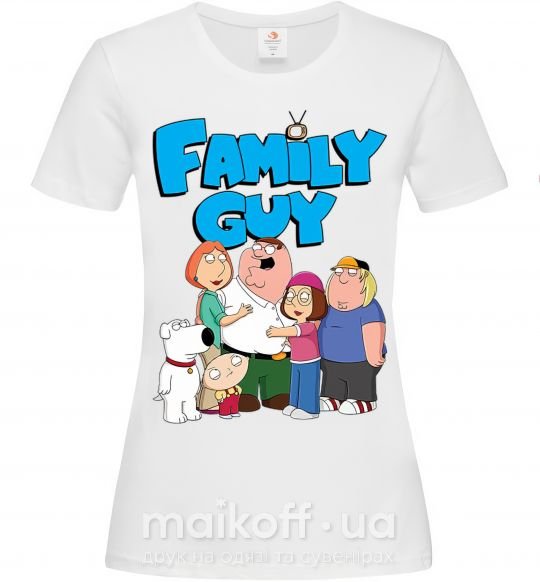 Жіноча футболка Family guy Білий фото
