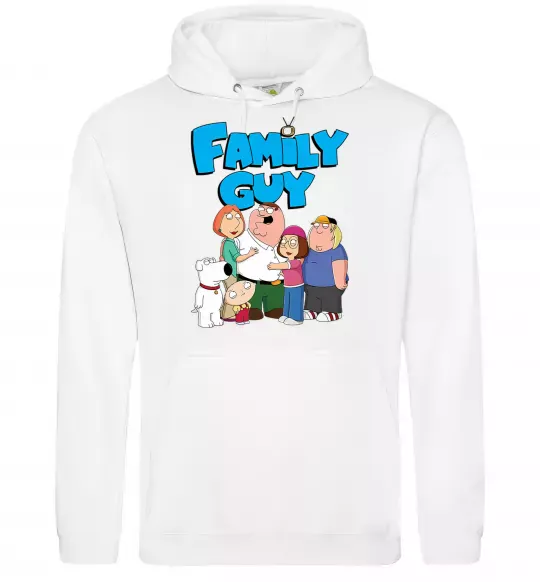 Жіноча толстовка (худі) Family guy Білий фото