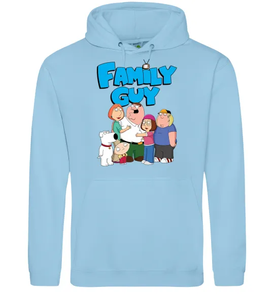 Женская толстовка (худи) Family guy Голубой фото