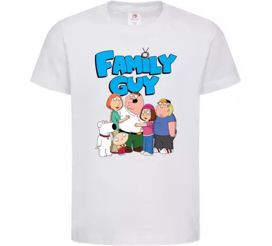 Дитяча футболка Family guy Білий фото