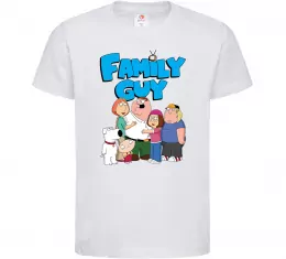 Детская футболка Family Guy Stewie and Brian Белый фото