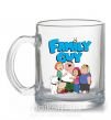 Чашка стеклянная Family guy Прозрачный фото