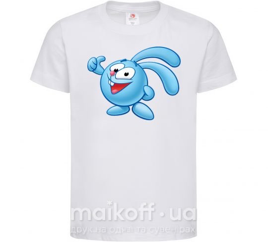 Дитяча футболка Крош молодец Білий фото