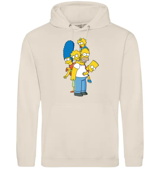 Мужская толстовка (худи) The Simpsons family Таш фото