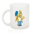Чашка стеклянная The Simpsons family Фроузен фото