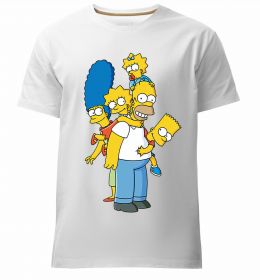 Мужская премиум футболка The Simpsons family