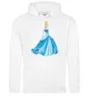 Чоловіча толстовка (худі) Cinderella in blue Білий Чоловіча толстовка (худі) Cinderella in blue Білий фото