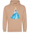 Чоловіча толстовка (худі) Cinderella in blue Пісочний Чоловіча толстовка (худі) Cinderella in blue Пісочний фото