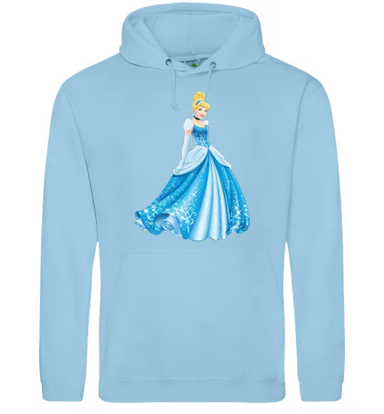 Чоловіча толстовка (худі) Cinderella in blue Блакитний фото