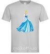 Мужская футболка Cinderella in blue Серый фото