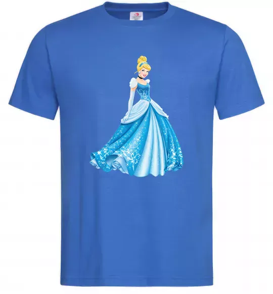 Чоловіча футболка Cinderella in blue Яскраво-синій фото