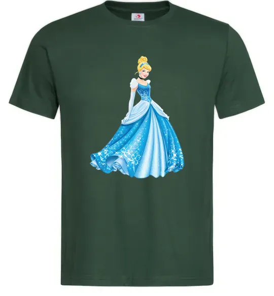 Чоловіча футболка Cinderella in blue Темно-зелений фото