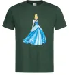 Чоловіча футболка Cinderella in blue Темно-зелений фото