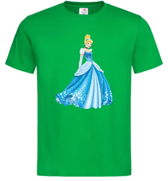 Чоловіча футболка Cinderella in blue Зелений фото