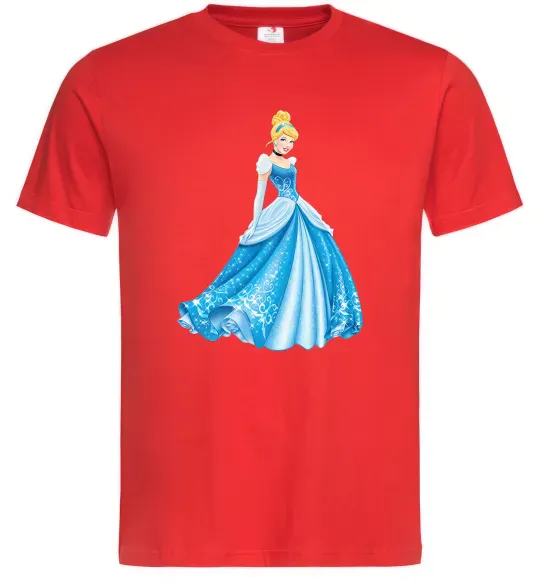 Чоловіча футболка Cinderella in blue Червоний фото