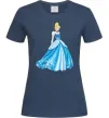 Женская футболка Cinderella in blue Темно-синий фото