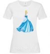 Жіноча футболка Cinderella in blue Білий фото