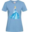 Женская футболка Cinderella in blue Голубой фото