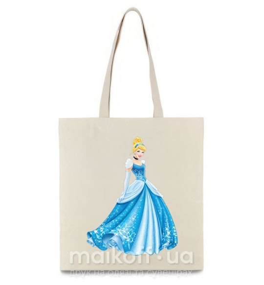 Эко-сумка Cinderella in blue Бежевый фото
