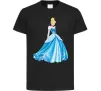 Детская футболка Cinderella in blue Черный Детская футболка Cinderella in blue Черный фото