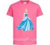 Детская футболка Cinderella in blue Ярко-розовый фото