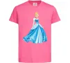 Детская футболка Cinderella in blue Ярко-розовый Детская футболка Cinderella in blue Ярко-розовый фото