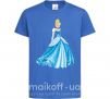 Детская футболка Cinderella in blue Ярко-синий фото