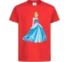 Детская футболка Cinderella in blue Красный Детская футболка Cinderella in blue Красный фото