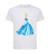 Детская футболка Cinderella in blue Белый фото