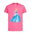 Детская футболка Cinderella in blue Ярко-розовый фото