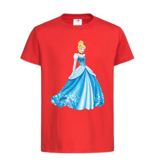 Детская футболка Cinderella in blue Красный фото