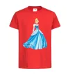 Детская футболка Cinderella in blue Красный фото
