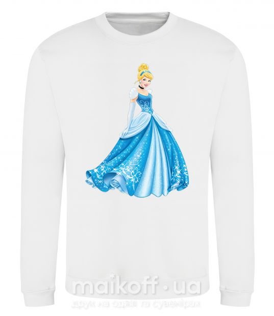 Свитшот Cinderella in blue Белый фото