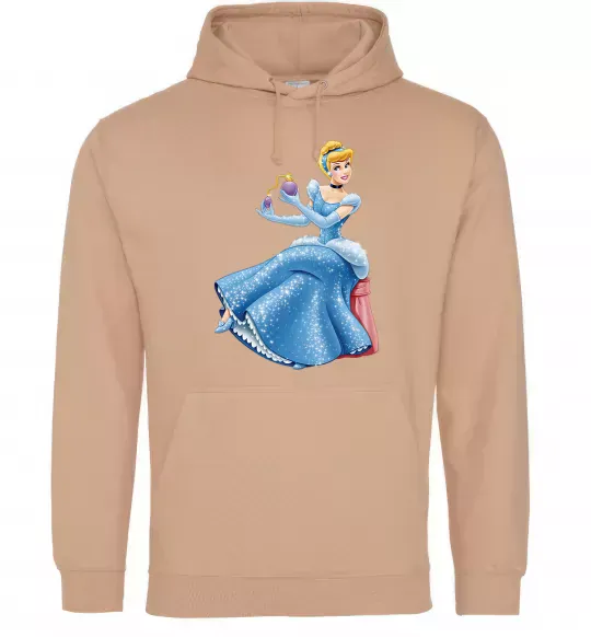 Женская толстовка (худи) Попелюшка з парфумами Песочный фото
