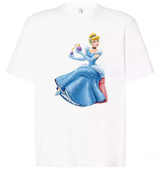 Футболка Оверсайз Попелюшка з парфумами Білий фото