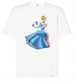 Футболка Оверсайз Попелюшка з парфумами Белый фото