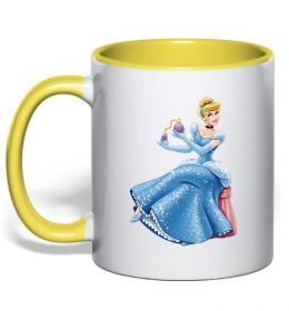 Чашка с цветной ручкой Попелюшка з парфумами