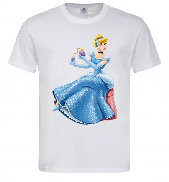 Мужская футболка Попелюшка з парфумами Белый фото
