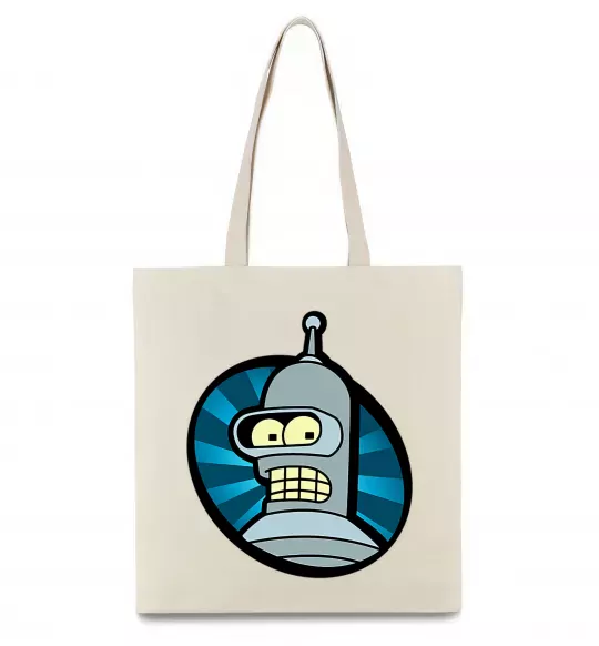 Эко-сумка Бендер лого Бежевый фото