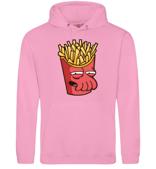 Чоловіча толстовка (худі) Зойдберг фри Рожевий фото