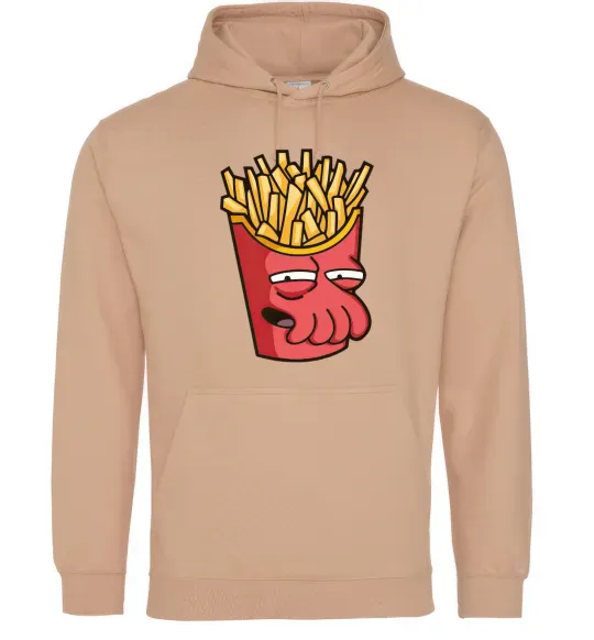 Жіноча толстовка (худі) Зойдберг фри Пісочний фото