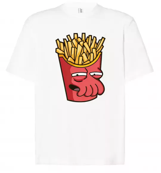 Футболка Оверсайз Зойдберг фри Белый фото